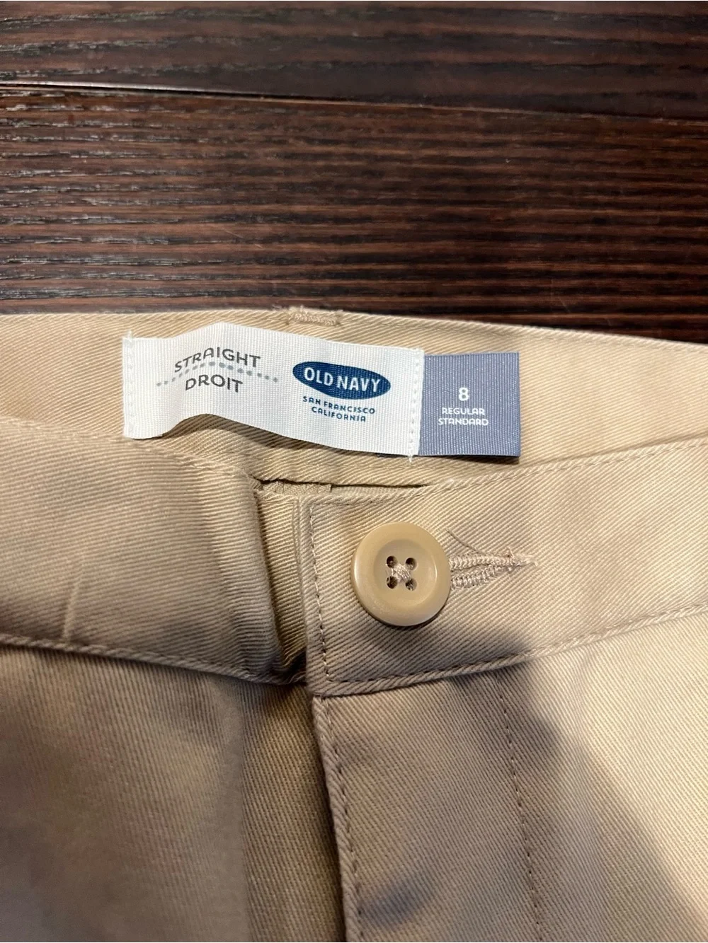 Old Navy Khaki/Tan Kids Dress Chinos